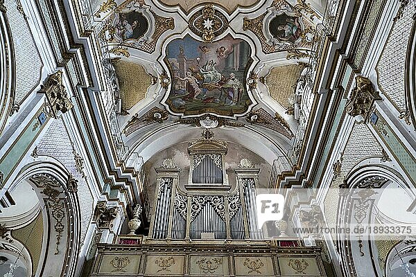 Die Basilika Santa Maria Maggiore von Vincenzo Sinatra. Ispica Sizilien Italien