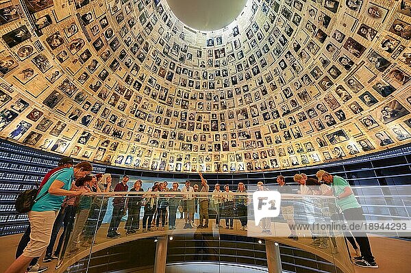 Jerusalem Israel. Yad Vashem. Gedenkstätte für die Opfer des Holocausts. Die Halle der Namen