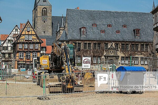 Umgestaltung des Marktplatzes in Quedlinburg