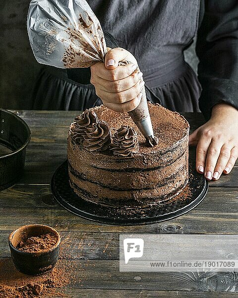 Leckerer Schokoladenkuchen 2. Auflösung und hohe Qualität schönes Foto