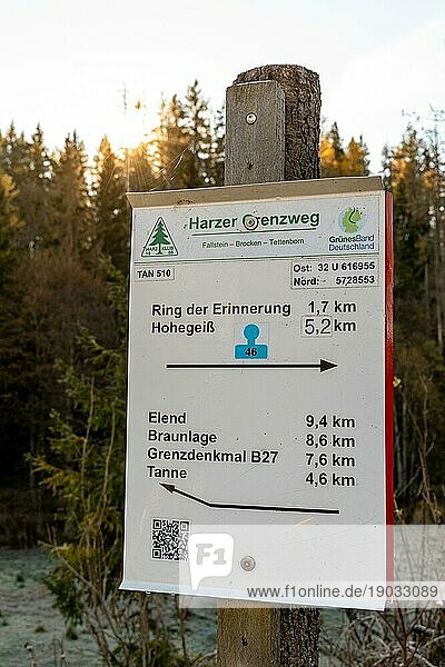 Ring der Erinnerung Grenzwanderweg Grenzmuseum Sorge im Harz