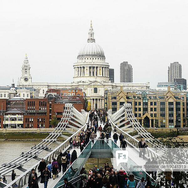 The London Millennium Footbridge.