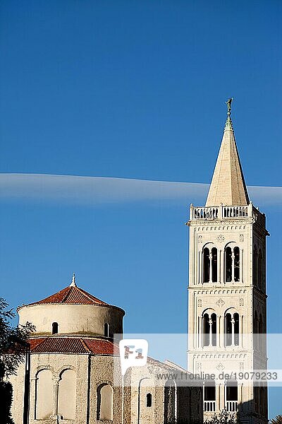 Vorromanische Kirche St. Donatus in Zadar  Kroatien  gegründet im 9. Jahrhundert als Kirche der Heiligen Dreifaltigkeit  Europa