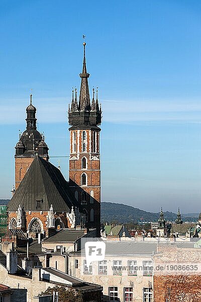 Basilika St. Maria in der Stadt Krakau in Polen