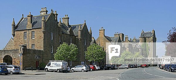 Dornoch Castle  Besucherzentrum und Gefängnis  Sutherland  Schottische Highlands  Schottland  UK
