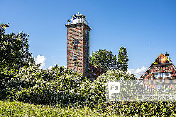 Germany  Schleswig-Holstein  Neustadt in Holstein  Lighthouse in Pelzerhaken district