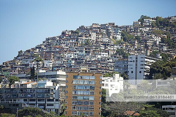 Favela oder Community in Rio de Janeiro  Bundesstaat Rio de Janeiro  Brasilien  Südamerika