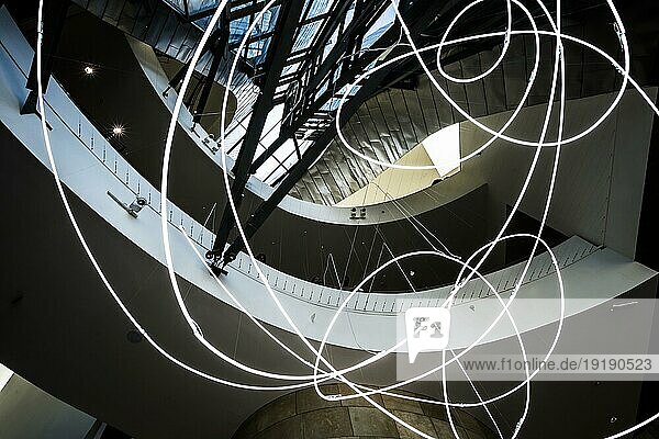 Guggenheim Museum  Architekt Frank Gehry  Innenansicht  Bilbao  Baskenland  Spanien  Europa