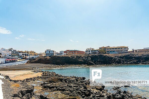 Die Touristenstadt El Cotillo im Norden der Insel Fuerteventura  Kanarische Inseln. Spanien