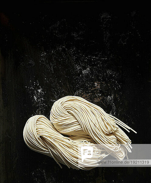 Raw ramen noodles
