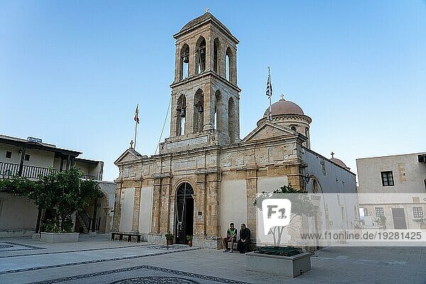 Kreta  Griechenland  20. September 2021: Außenansicht des historischen Klosters Gonia Odigitria  Europa