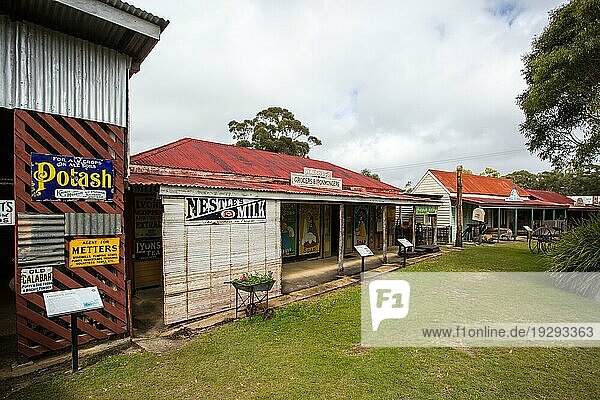 Herberton  Australien  3. Juli: Eine Szene aus dem Herberton Historic Village  das die Atmosphäre einer Bergbaustadt in Herberton  Queensland  wiedergibt  am 3. Juli 2016  Ozeanien