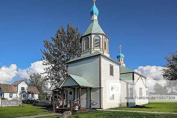 Russisch orthodoxe Kirche Heilige Himmelfahrt der Jungfrau Maria  Kenai  Alaska