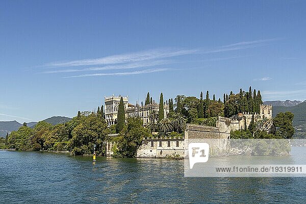 Villa Borghese-Cavazza  Isola del Garda  Gardainsel  Gardasee  Oberitalien  Italien  Europa