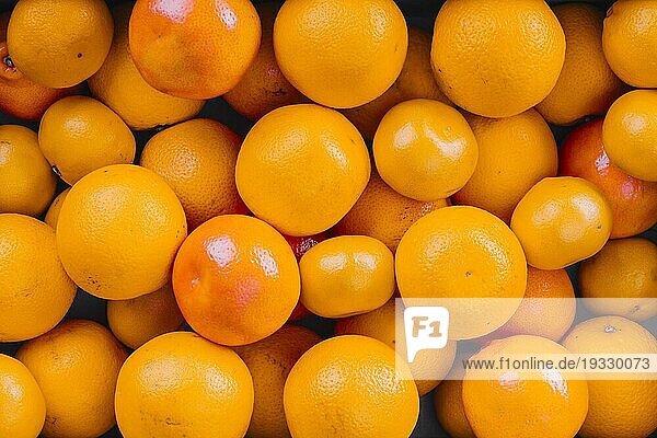 Voller Rahmen ganze Orangen