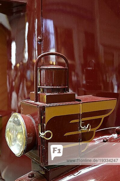 Innenansicht  Lampe  Duchess of Hamilton  National Railway Museum  York  England  Großbritannien  Europa