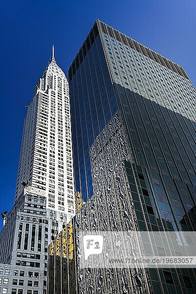 Chrysler building  Wolkenkratzer  Hochhaus  historisch  Geschichte  Manhattan  New York City  USA  Nordamerika