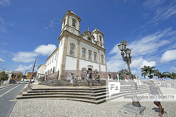 Basilika Nosso Senhor do Bonfim oder römisch-katholische Kirche Unser Herr vom guten Tod  Salvador  Bundesstaat Bahia  Brasilien  Südamerika