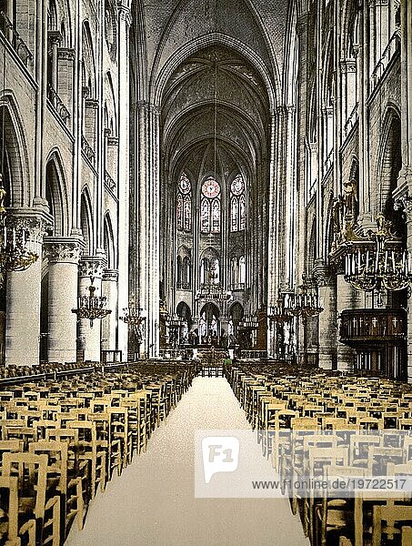 Interior, Roman Catholic Church of Notre-Dame de Paris, Our Lady 