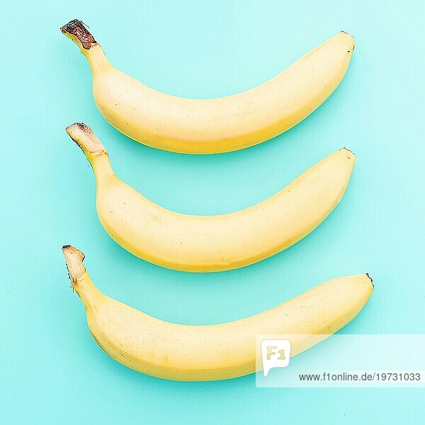 Bananen farbiger Hintergrund