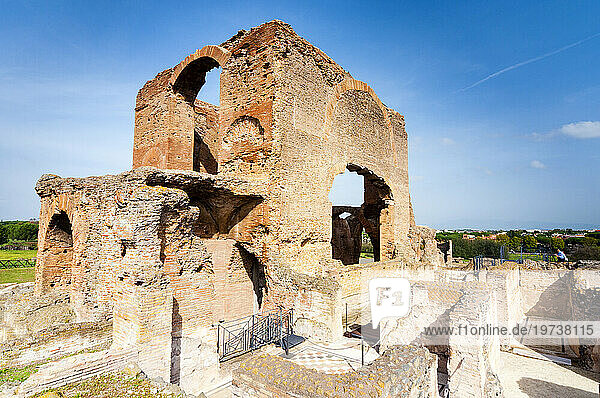 Frigidarium  Baths  Roman Villa of Quintilii  Appian Way  Rome  Latium (Lazio)  Italy  Europe