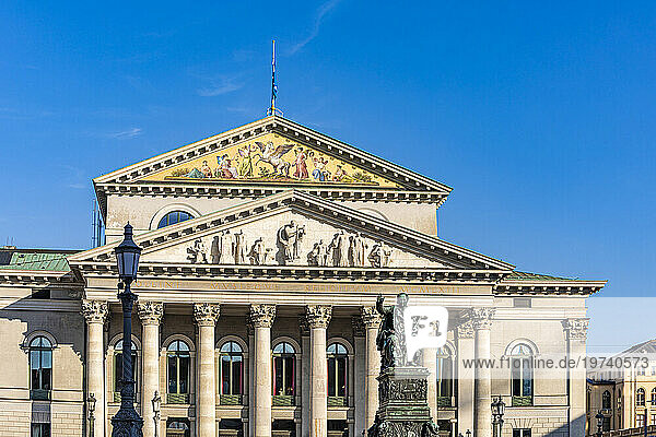 Germany  Bavaria  Munich  Facade of Bavarian State Opera