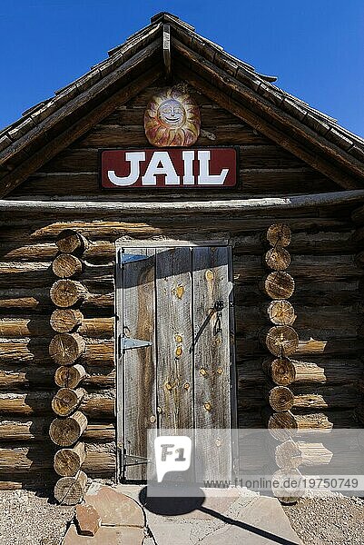 Gefängnis in Western-Kulisse  Route 66  Seligmann  Arizona  USA  Nordamerika