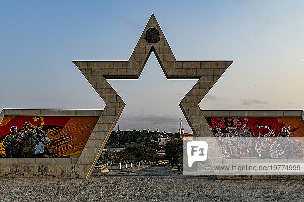 Gateway to the Fort of San Miguel  Luanda  Angola  Africa
