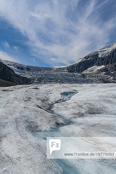 Columbia Icefield  Glacier Parkway  Alberta  Canada  North America