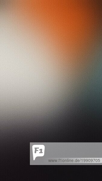 Dark Gradient Hintergrund  abstrakte weiche Farben  Korn Textur  verschwommen orange grau weiß schwarz  vertikale Posterdesign