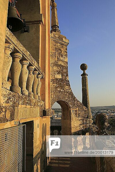 Detail der Architektur des Turms der Großen Moschee  Cordoba  Spanien  Europa