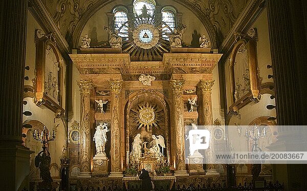 Altar in der Kathedralkirche Malaga Spanien  Santa Iglesia Catedral Basílica de la Encarnación