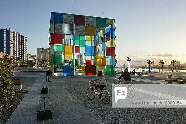 Centre Pompidou von Malaga  13.02.2019