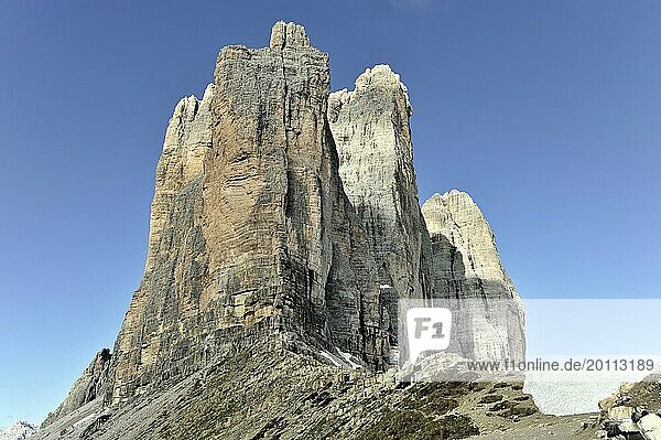 Three Peaks in Alta Pusteria  Sesto  Sesto Dolomites  South Tyrol  Italy  Europe