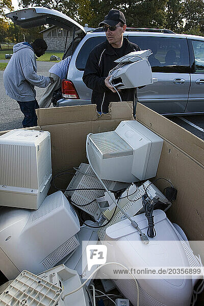 Electronics Collection Day in Stamford  Connecticut.