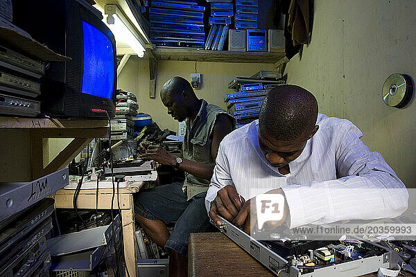 Electronics market in Lagos  Nigeria