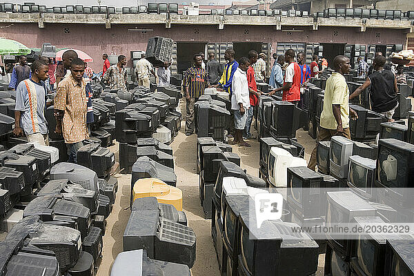 Computer market in Lagos  Nigeria