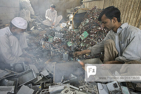 Electronics recycling in Karachi  Pakistan