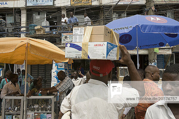 Computer market in Lagos  Nigeria