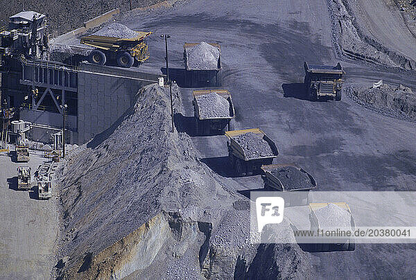 Copper mine near Salt Lake City  Utah  USA.
