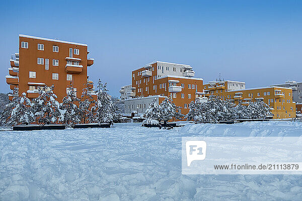 Insulated apartments during winter