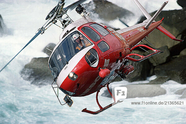 Australia. Sydney. Emergency Service Air-sea rescue helicopter.