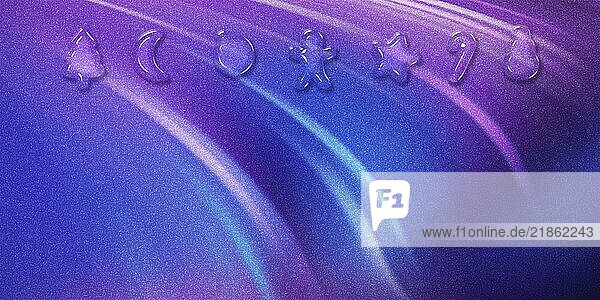 Weihnachten Plätzchen Urlaub Grußkarte  Weihnachten Grußkarte  Neujahr violett blau Glitter Hintergrund  3d Cookies Weihnachten Poster