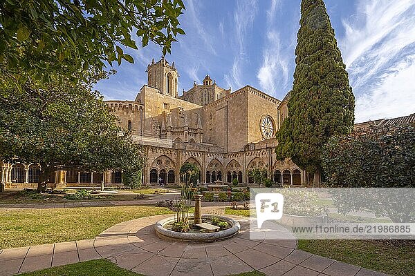 Metropolitan and Primatial Cathedral Basilica of Santa Thecla  Tarragona  Catalonia  Spain