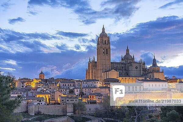 Segovia Cathedral  UNESCO  Segovia  Castile and Leon  Spain