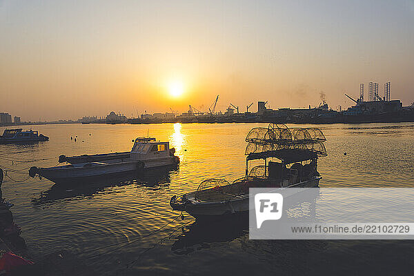 Middle East  United Arab Emirates  Emirate of Sharjah. Port