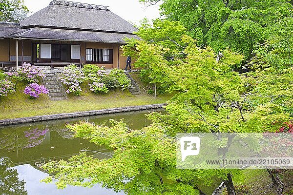 Japan  Kyoto  Katsura Rikyu Imperial Villa  garden