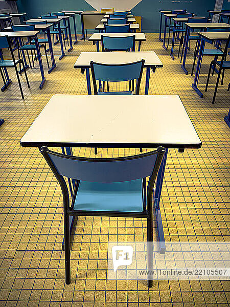 Empty classroom