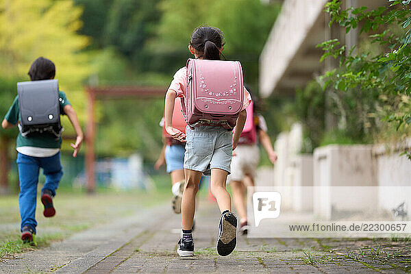 Japanese Kids Outside