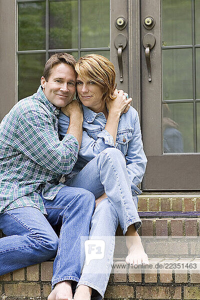Portrait of Couple Outdoors
